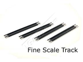 Fine Scale Straight Track Grey